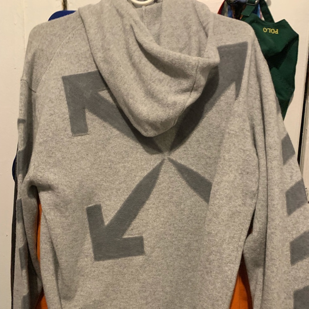 Off white cool grey hoodie retail $1500